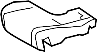 View 715110E090 Seat cushion pad. (Front) Full-Sized Product Image