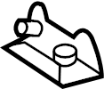 View 634390E060 Cap. Cover, Roof Rack End. (Front) Full-Sized Product Image