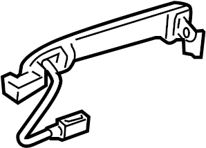 View 6921007010J5 Exterior Door Handle (Front) Full-Sized Product Image