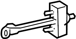 View 686300E040 Door Check (Rear) Full-Sized Product Image