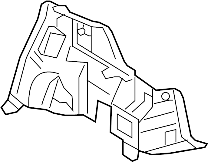 View 647400E050E0 Panel Assembly, Deck TRI. Quarter trim. (Lower) Full-Sized Product Image
