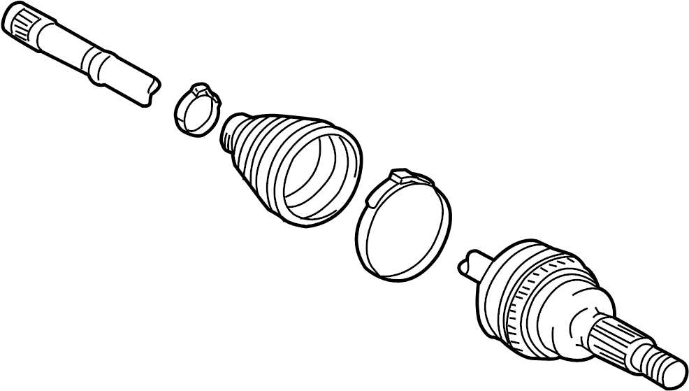 View 4237049245 CV Joint Kit (Rear) Full-Sized Product Image