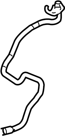 View 8871248250 A/C Refrigerant Suction Hose (Rear) Full-Sized Product Image
