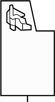 View 5351048220 Latch Assembly. Lock, Hood.  Full-Sized Product Image
