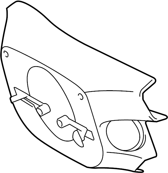 View 4518433100C0 Steering. Cover. Wheel. (Rear, Lower) Full-Sized Product Image