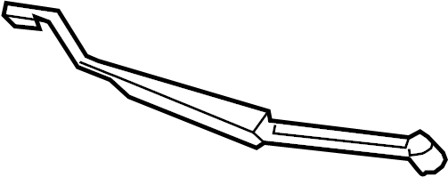 View 852110E040 Windshield Wiper Arm (Right, Front) Full-Sized Product Image