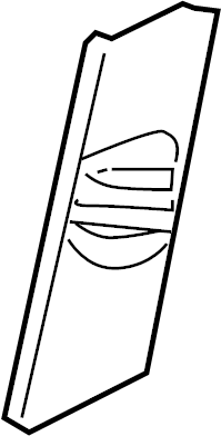 View 7302433020E1 Seat Belt Height Adjuster Cover (Front) Full-Sized Product Image