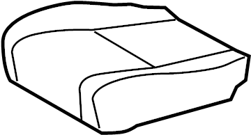 View 710720E130B0 Cover SUB - Assembly, Seat. Cushion Cover. (Front) Full-Sized Product Image