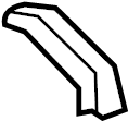 View 631180E040 Opening frame support. SUPPORT, Roof Panel.  Full-Sized Product Image
