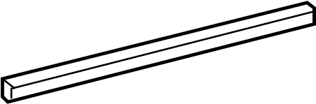 View 678630E020 Door Window Belt Weatherstrip (Front) Full-Sized Product Image