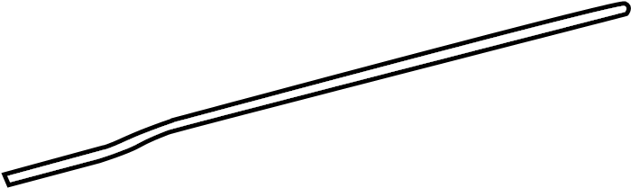 View 757970E020 Door Molding Seal (Rear) Full-Sized Product Image