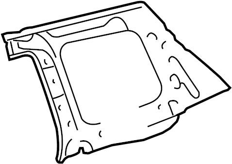 View 617310E041 Quarter Panel (Front, Rear, Upper) Full-Sized Product Image