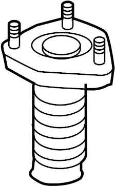 View 4875048070 Suspension Strut Mount (Rear, Upper) Full-Sized Product Image