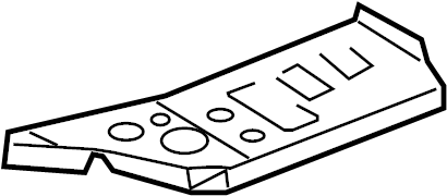 View 583130E050 Floor Extension (Front, Rear) Full-Sized Product Image