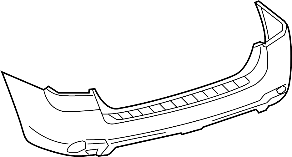 View 521590E906 Bumper Cover (Rear) Full-Sized Product Image