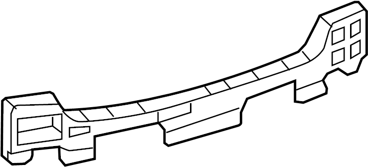 View 526150E040 Bumper Impact Absorber (Rear) Full-Sized Product Image
