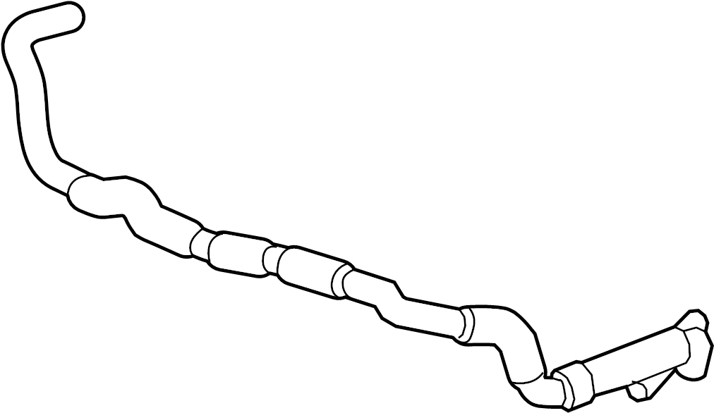 View G922H48020 Hose. Radiator.  Full-Sized Product Image