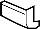 View 521570E020 Bumper Cover Support Rail (Rear, Upper, Lower) Full-Sized Product Image