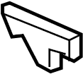 View 525760E041 Bracket. Retainer. Bumper. (Rear, Upper, Lower) Full-Sized Product Image