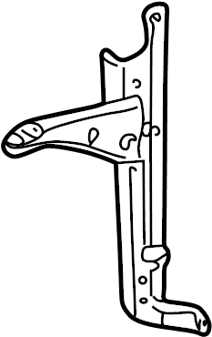 View 5320802070 Hood Latch Support Full-Sized Product Image