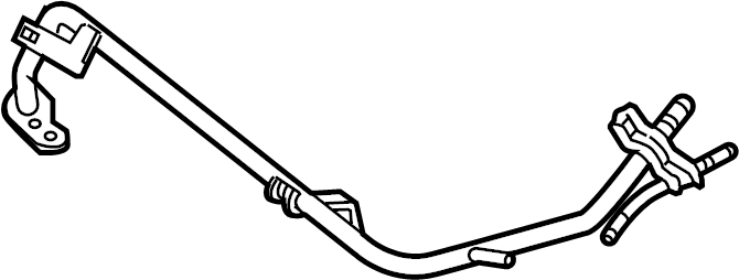 View 162680D011 Engine Coolant Bypass Pipe Full-Sized Product Image