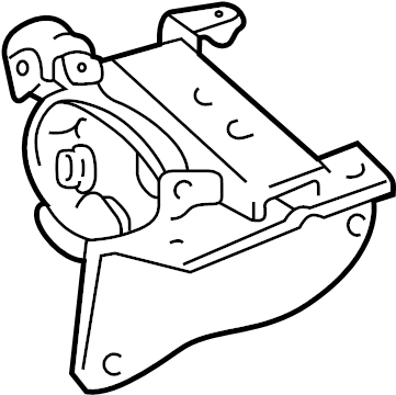 View 123720D100 INSULATOR, ENGINE MO. Side mount.  Full-Sized Product Image