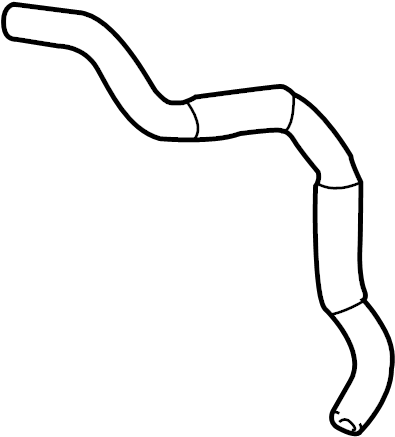 View 4434802050 Power Steering Reservoir Hose Full-Sized Product Image
