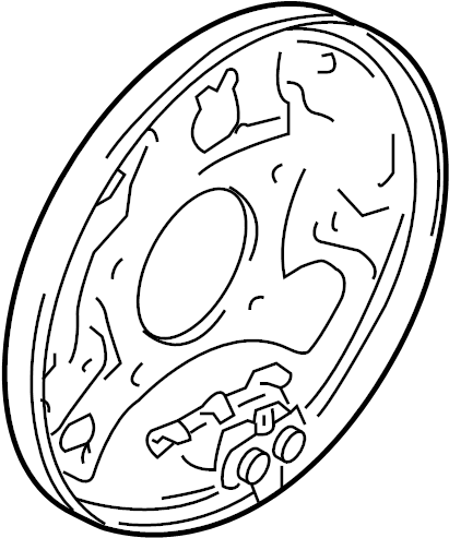View 4704463010 Brake Backing Plate Full-Sized Product Image