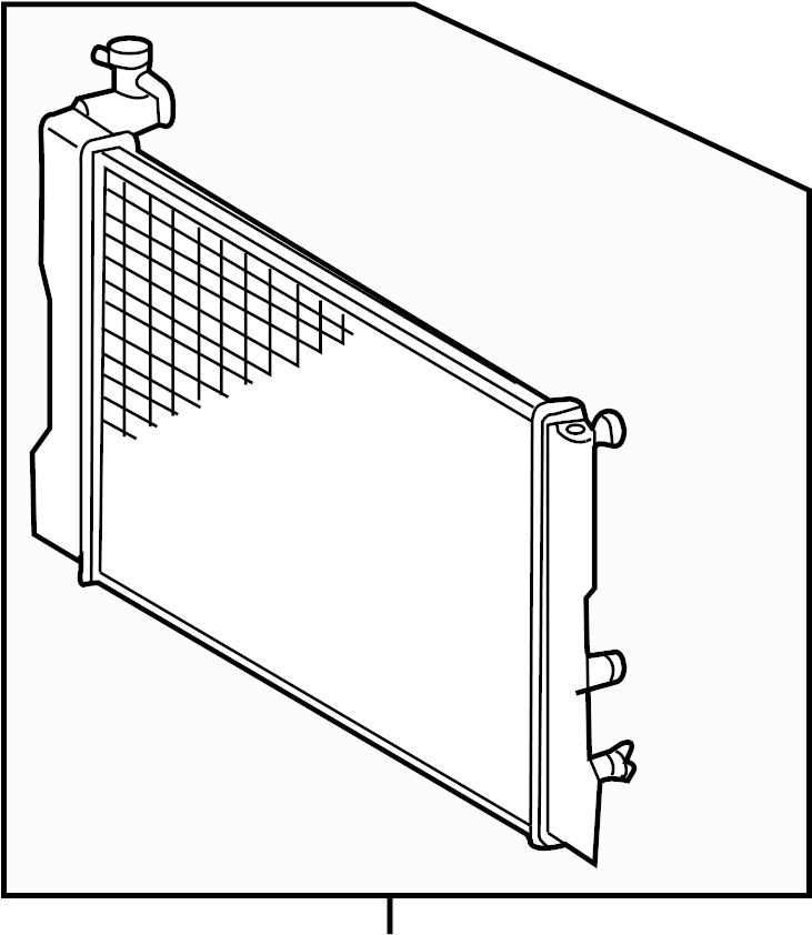 View 164100H250 Radiator Full-Sized Product Image