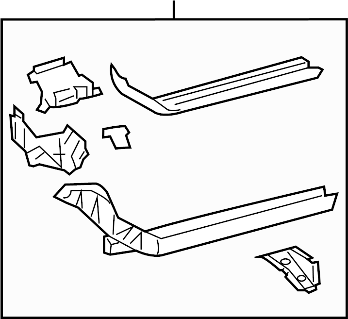 View 5710802902 Floor Side Rail (Front, Rear, Lower) Full-Sized Product Image