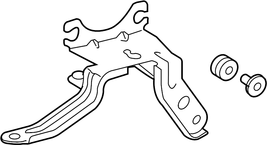 View 4459002141 ABS Modulator Bracket Full-Sized Product Image