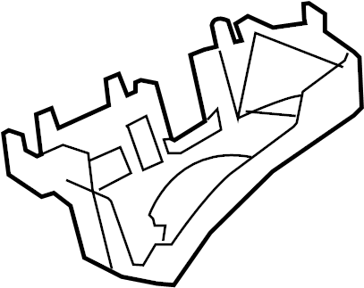 View 8266312100 Fuse Box Cover (Lower) Full-Sized Product Image