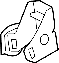 View 123110H140 Bracket, Engine Mount. (Front) Full-Sized Product Image