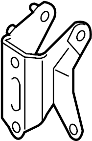 View 123210H060 Bracket, Engine Mount. (Rear) Full-Sized Product Image