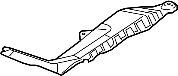 View 5815102170 Heat shield. Insulator, Floor. (Front) Full-Sized Product Image