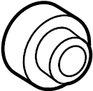View 4347401021 Damper, Drive Shaft.  Full-Sized Product Image