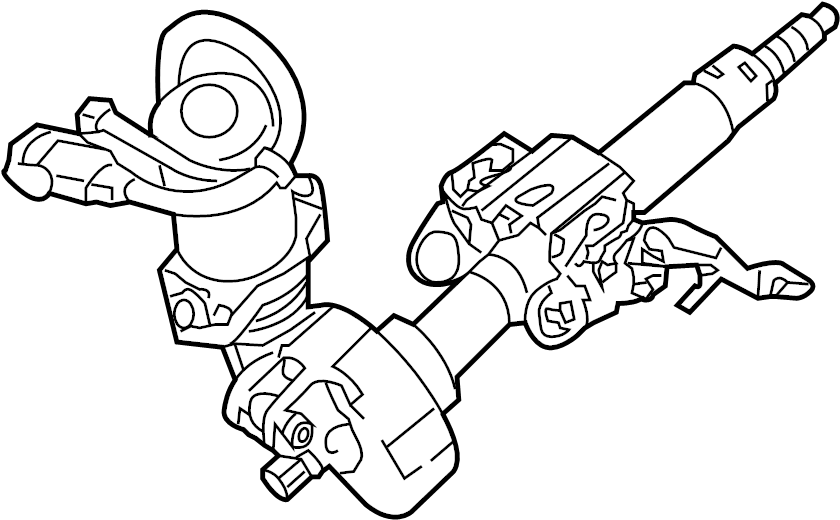 View 4525002620 STEERING. Column. ASSEMBLY, ELECTRI. Power Assist Motor.  Full-Sized Product Image