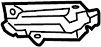 View 5513802051 Panel. Brace. Extension. Dash. (Lower) Full-Sized Product Image