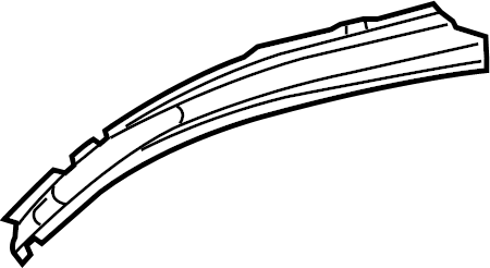 View 6120102120 Inner rail. RAIL SUB - Assembly, Roof. (Right) Full-Sized Product Image
