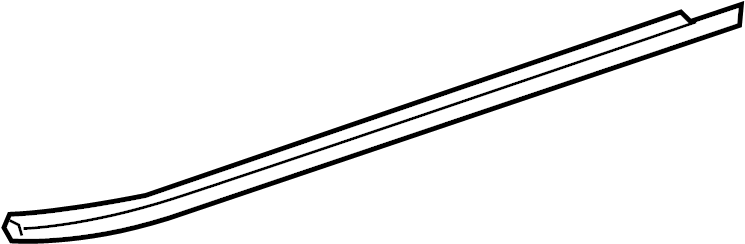 View 7572002190 Door Belt Molding (Front) Full-Sized Product Image