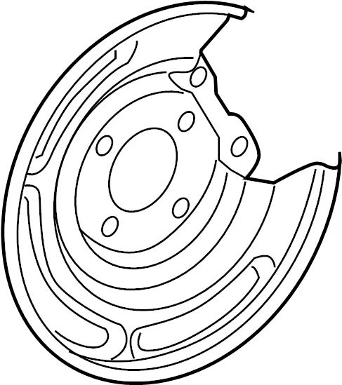 View 4780302020 Brake Dust Shield Full-Sized Product Image