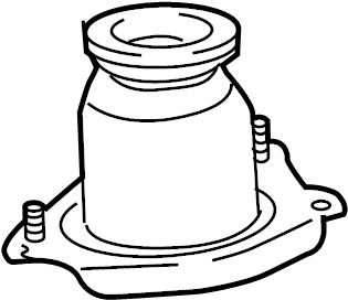 View 4840302040 Suspension Strut Mount (Upper) Full-Sized Product Image