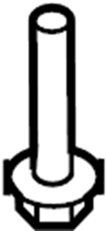 View 90119A0242 BOLT, FLANGE. BOLT, WINDSHIELD WASHER. SUSPENSION crossmember bolt.  Full-Sized Product Image