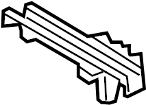 View 5760601040 Floor Pan Crossmember (Rear) Full-Sized Product Image