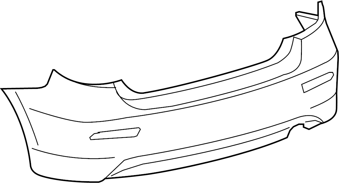View 5215902967 Bumper Cover (Rear) Full-Sized Product Image
