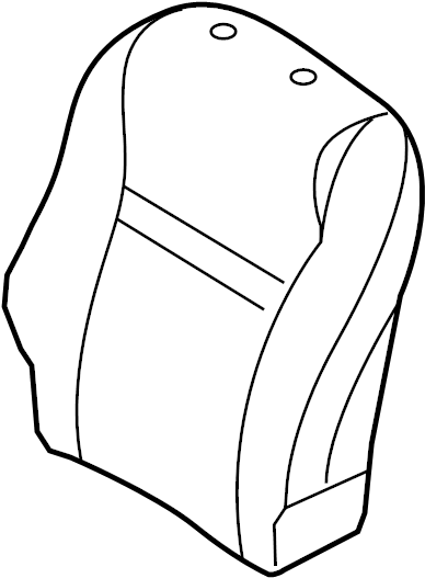 View 710730Z330B1 Seat Back Cushion Cover (Front) Full-Sized Product Image