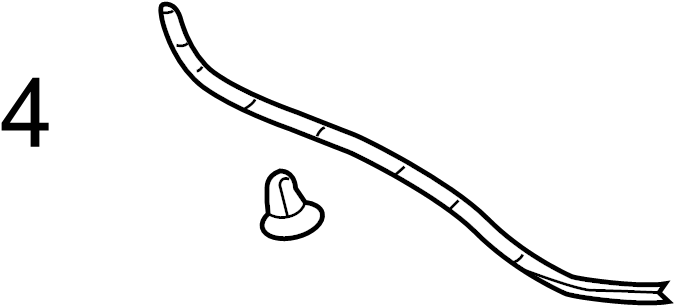 View 904670801183 Clip. Seal. (Front, Upper) Full-Sized Product Image