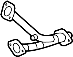 View 174030P060 Exhaust Pipe (Front) Full-Sized Product Image