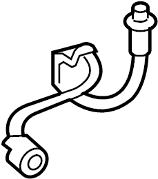 View 90947A2084 Brake. Hose. Hydraulic. Flexible.  Full-Sized Product Image
