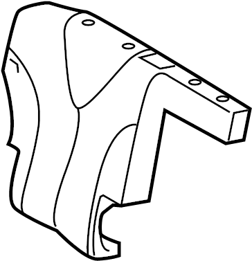 View 710770T011A2 Seat Back Cushion Cover (Rear) Full-Sized Product Image